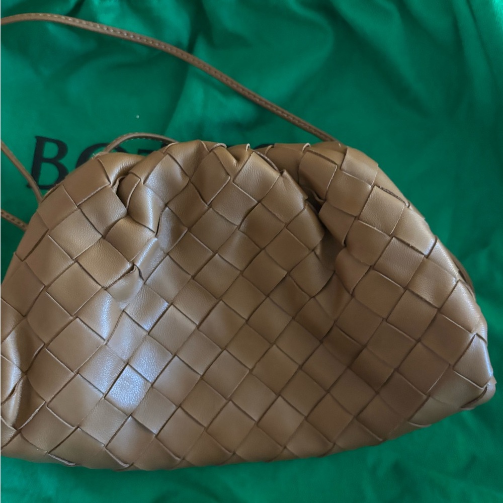 Bottega Brown Woven Leather Bag